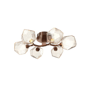Hammerton Studio - CLB0039-01-BB-A-L1 - LED Flush Mount - Gem - Burnished Bronze