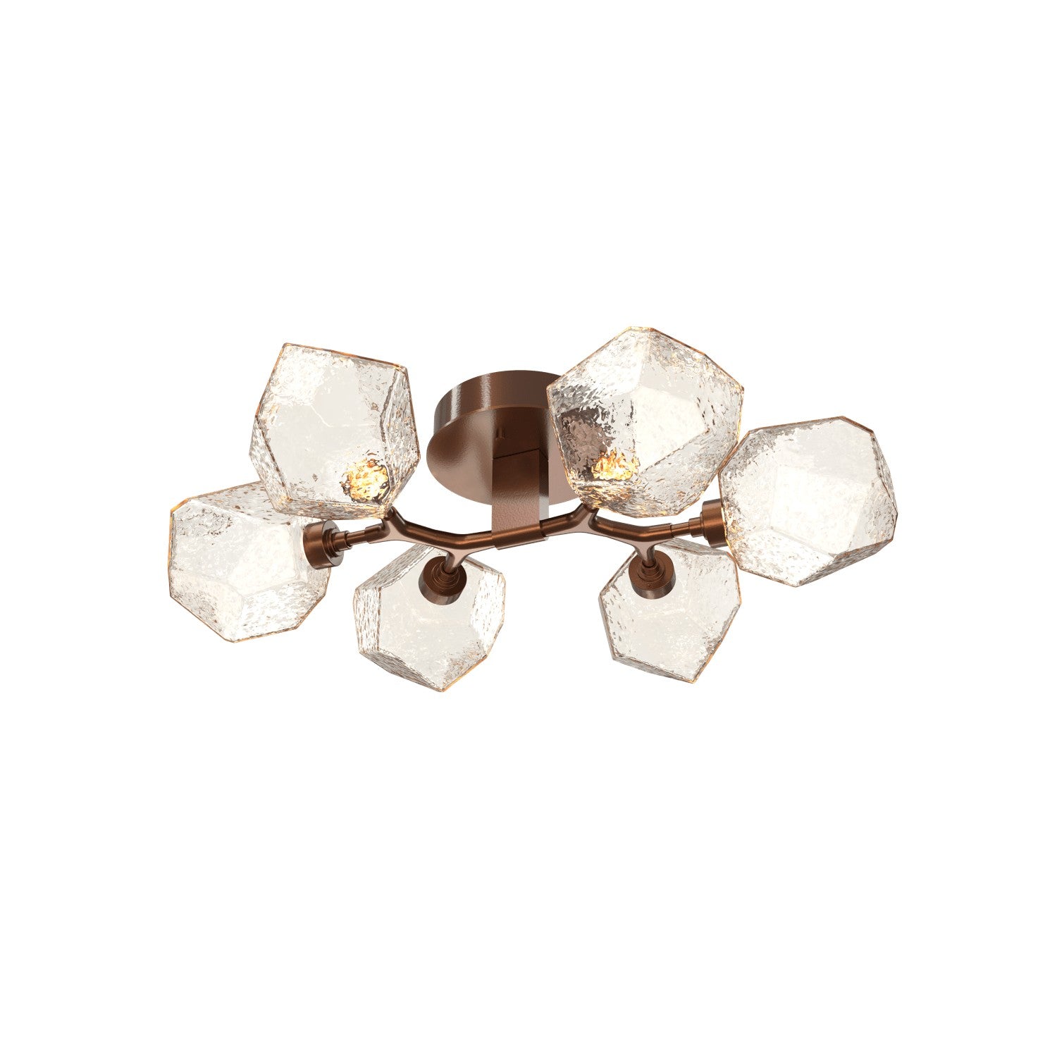 Hammerton Studio - CLB0039-01-BB-A-L3 - LED Flush Mount - Gem - Burnished Bronze