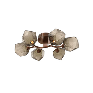 Hammerton Studio - CLB0039-01-BB-B-L1 - LED Flush Mount - Gem - Burnished Bronze