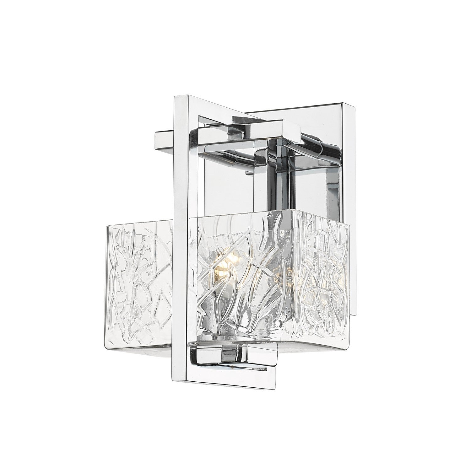 Innovations - 312-1W-PC-CL - One Light Bath Vanity - Auralume - Polished Chrome