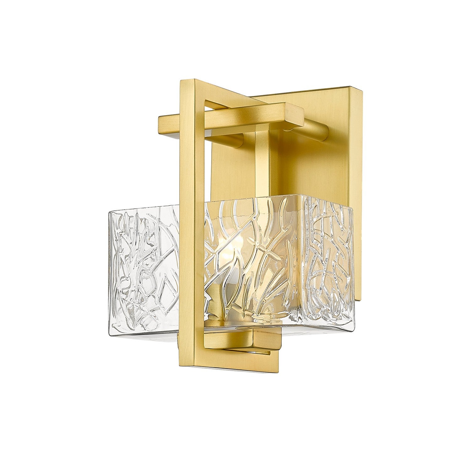 Innovations - 312-1W-SG-CL - One Light Bath Vanity - Auralume - Satin Gold