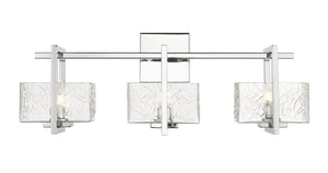 Innovations - 312-3W-PC-CL - Three Light Bath Vanity - Auralume - Polished Chrome