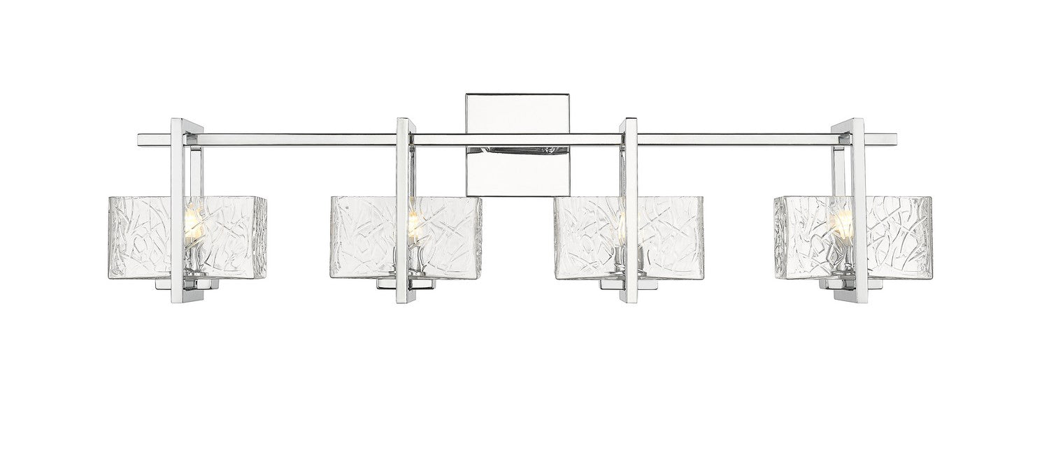 Innovations - 312-4W-PC-CL - Four Light Bath Vanity - Auralume - Polished Chrome