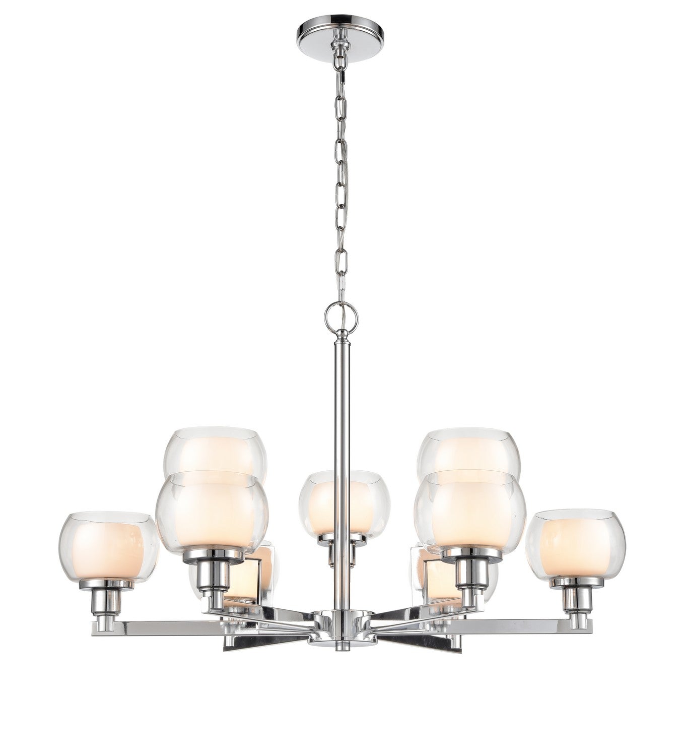 Innovations - 330-9CR-PC-CLW - Nine Light Chandelier - Auralume - Polished Chrome