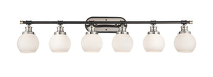 Innovations - 340-6W-BPN-G3401-6 - Six Light Bath Vanity - Saybrook - Black Polished Nickel