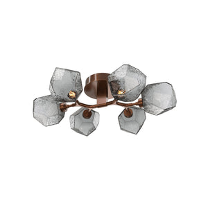 Hammerton Studio - CLB0039-01-BB-S-L1 - LED Flush Mount - Gem - Burnished Bronze