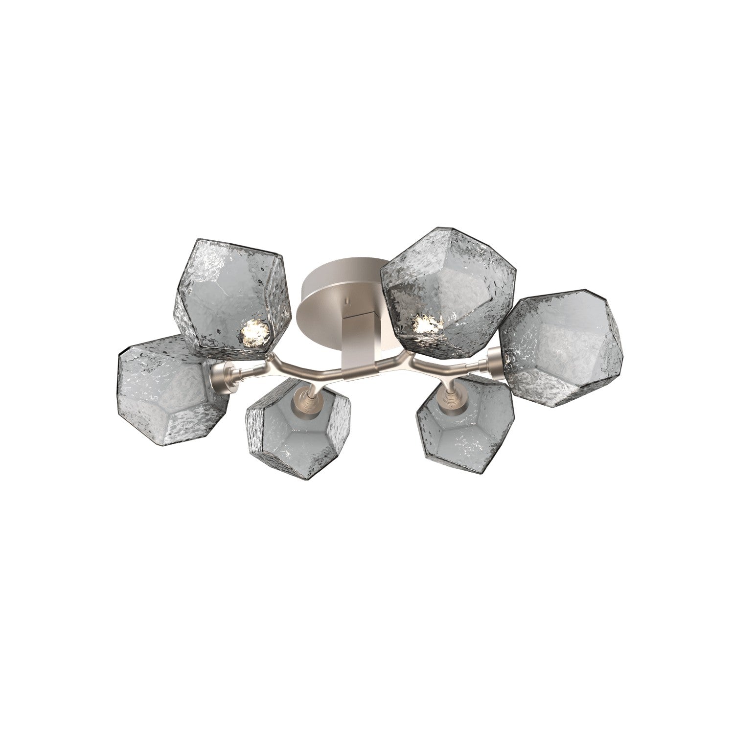 Hammerton Studio - CLB0039-01-BS-S-L3 - LED Flush Mount - Gem - Beige Silver