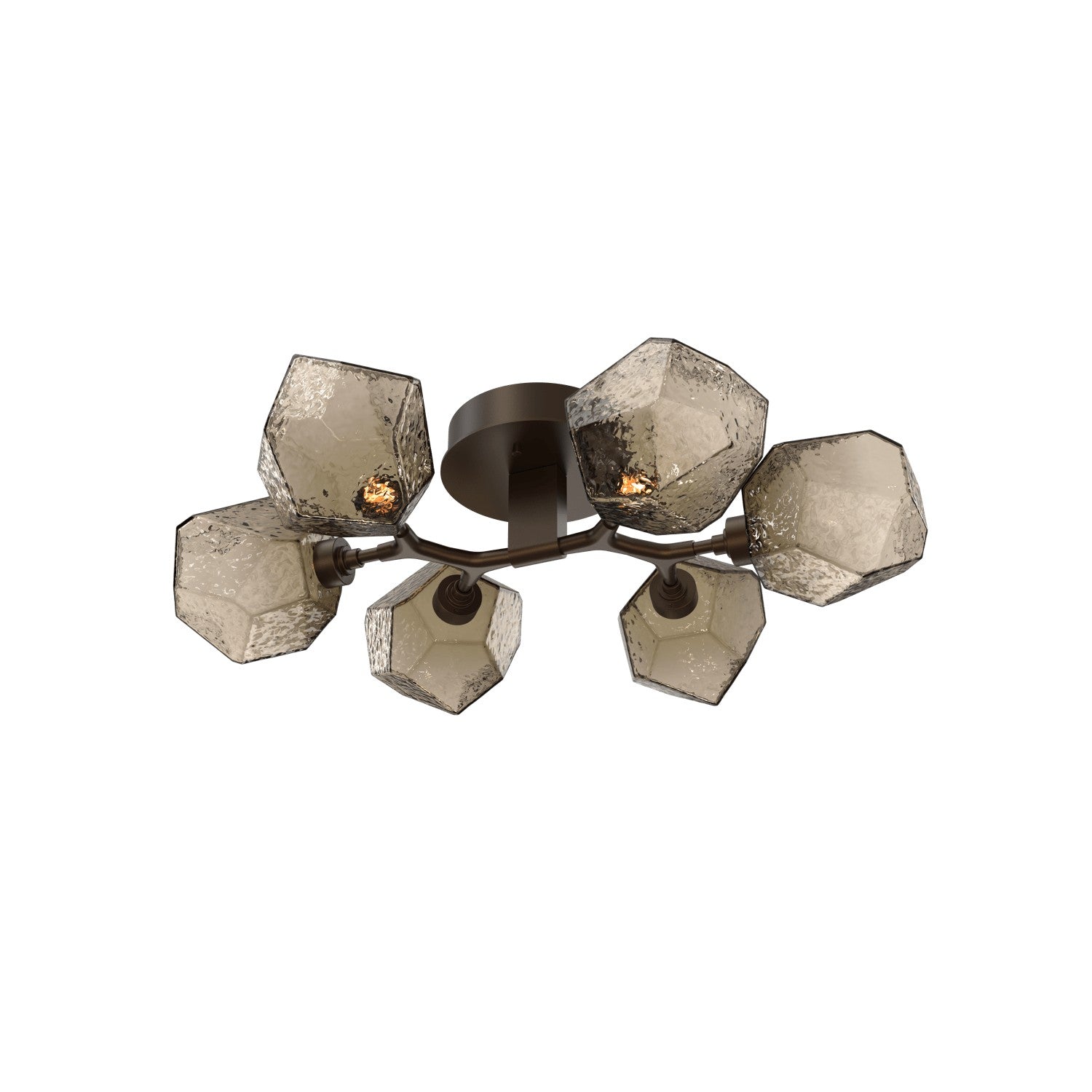 Hammerton Studio - CLB0039-01-FB-B-L3 - LED Flush Mount - Gem - Flat Bronze