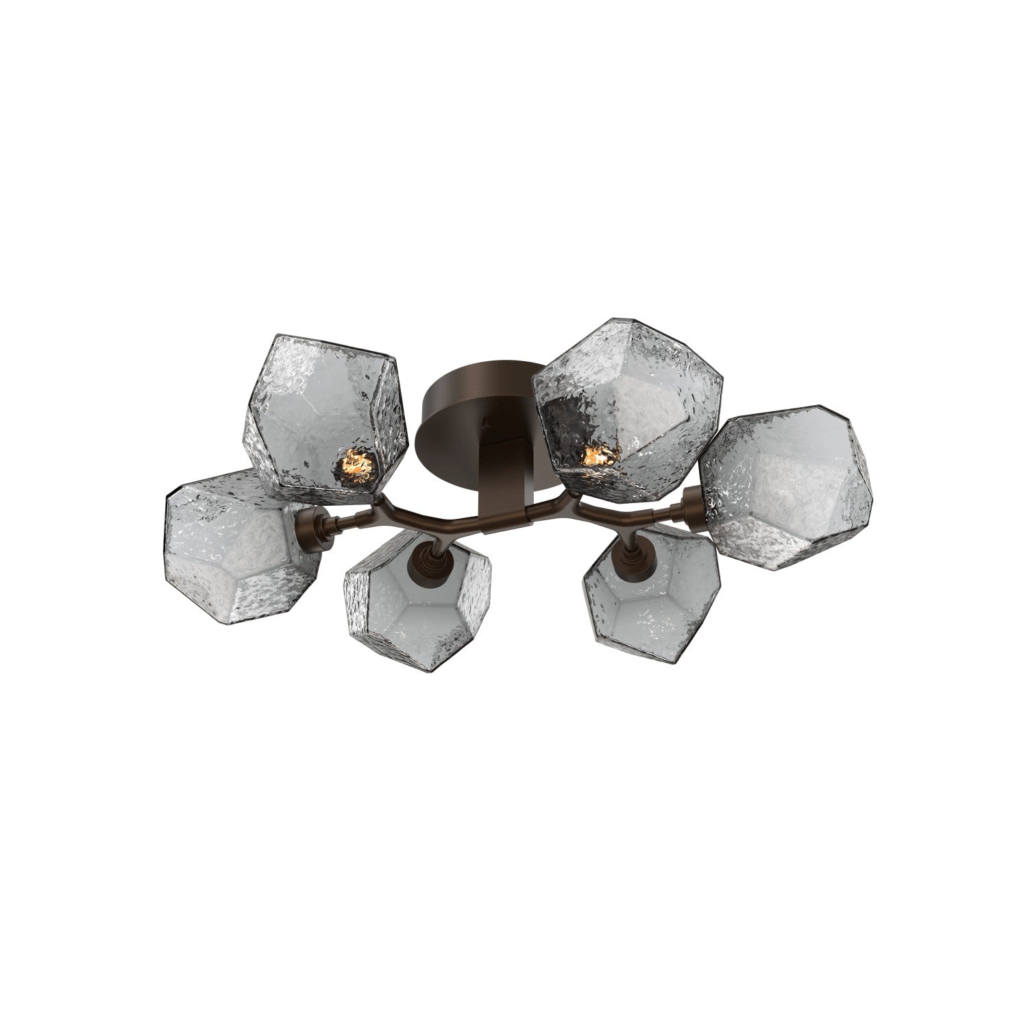 Hammerton Studio - CLB0039-01-FB-S-L1 - LED Flush Mount - Gem - Flat Bronze