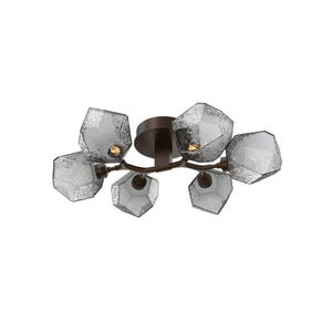 Hammerton Studio - CLB0039-01-FB-S-L1 - LED Flush Mount - Gem - Flat Bronze