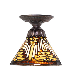 Meyda Tiffany - 276087 - One Light Flushmount - Nuevo