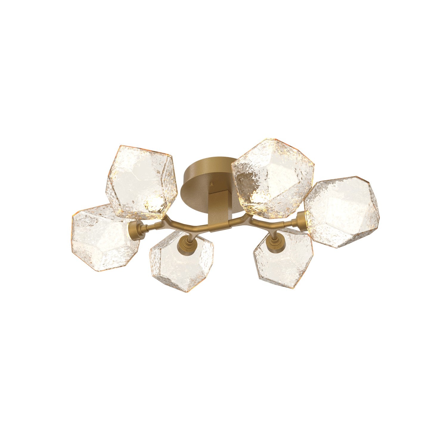 Hammerton Studio - CLB0039-01-GB-A-L3 - LED Flush Mount - Gem - Gilded Brass