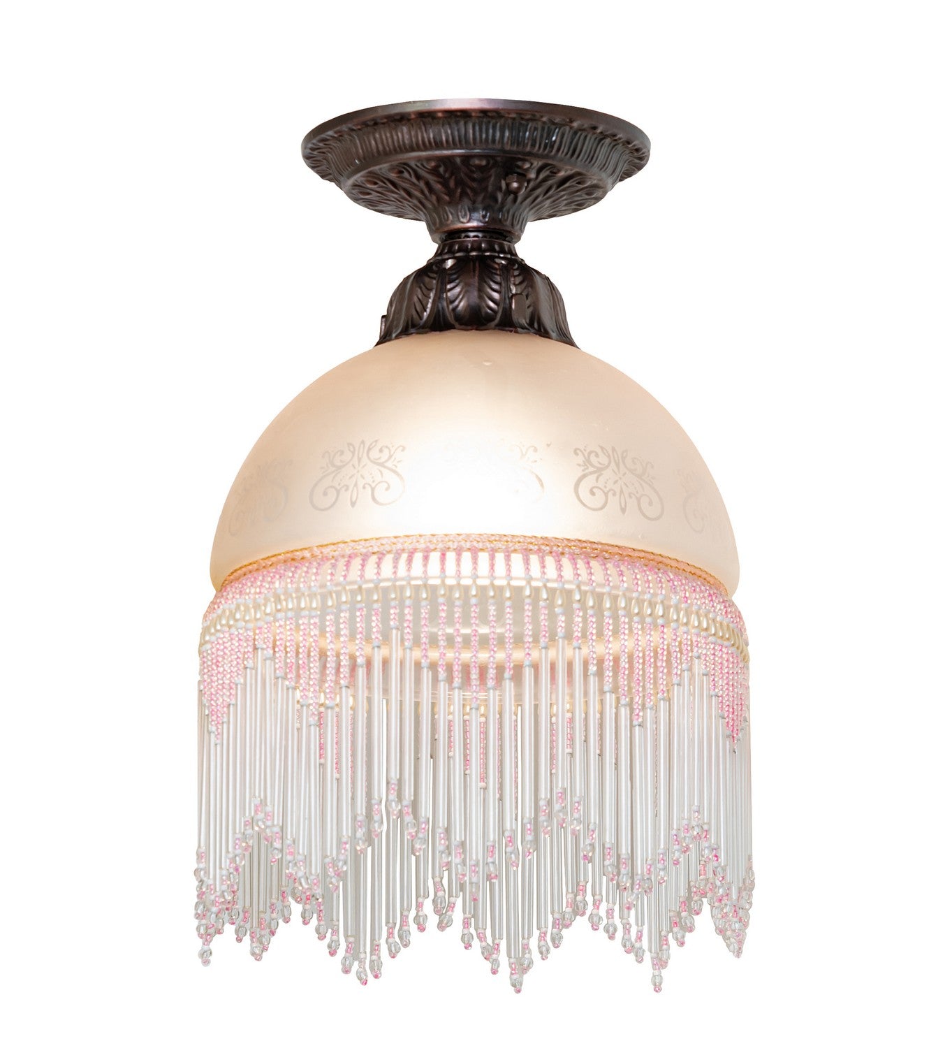 Meyda Tiffany - 276118 - One Light Flushmount - Roussillon