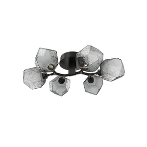 Hammerton Studio - CLB0039-01-MB-S-L3 - LED Flush Mount - Gem - Matte Black