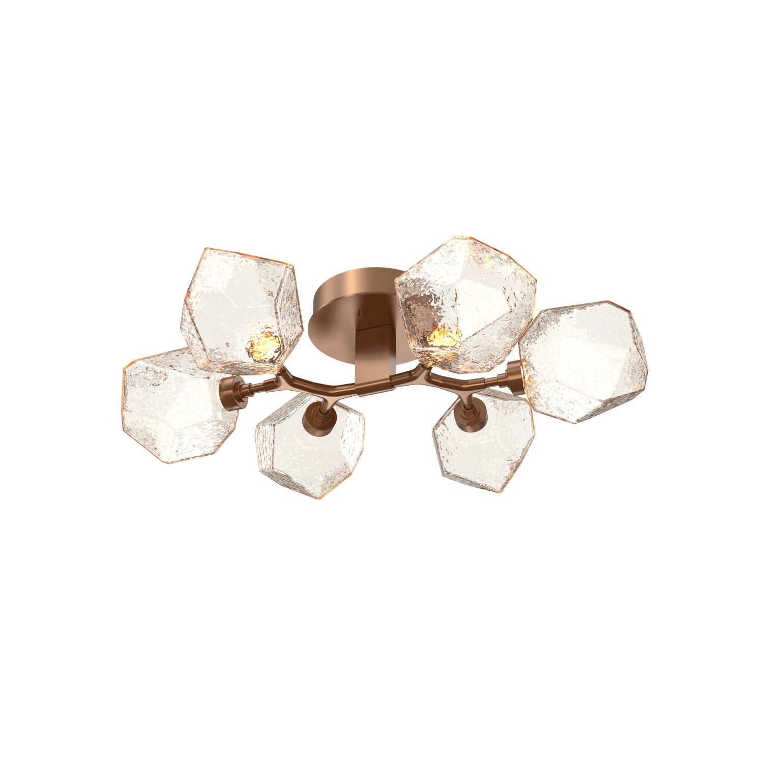 Hammerton Studio - CLB0039-01-NB-A-L3 - LED Flush Mount - Gem - Novel Brass