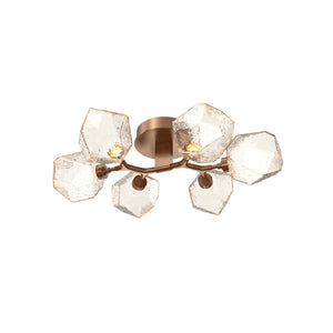 Hammerton Studio - CLB0039-01-NB-A-L3 - LED Flush Mount - Gem - Novel Brass