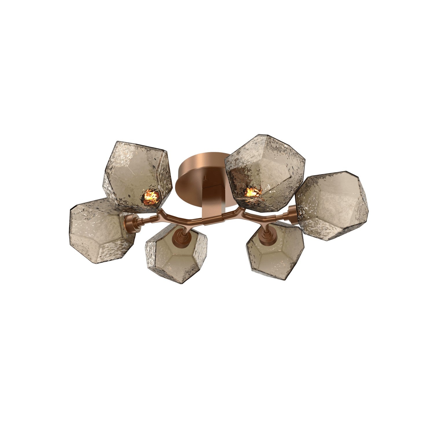Hammerton Studio - CLB0039-01-NB-B-L1 - LED Flush Mount - Gem - Novel Brass
