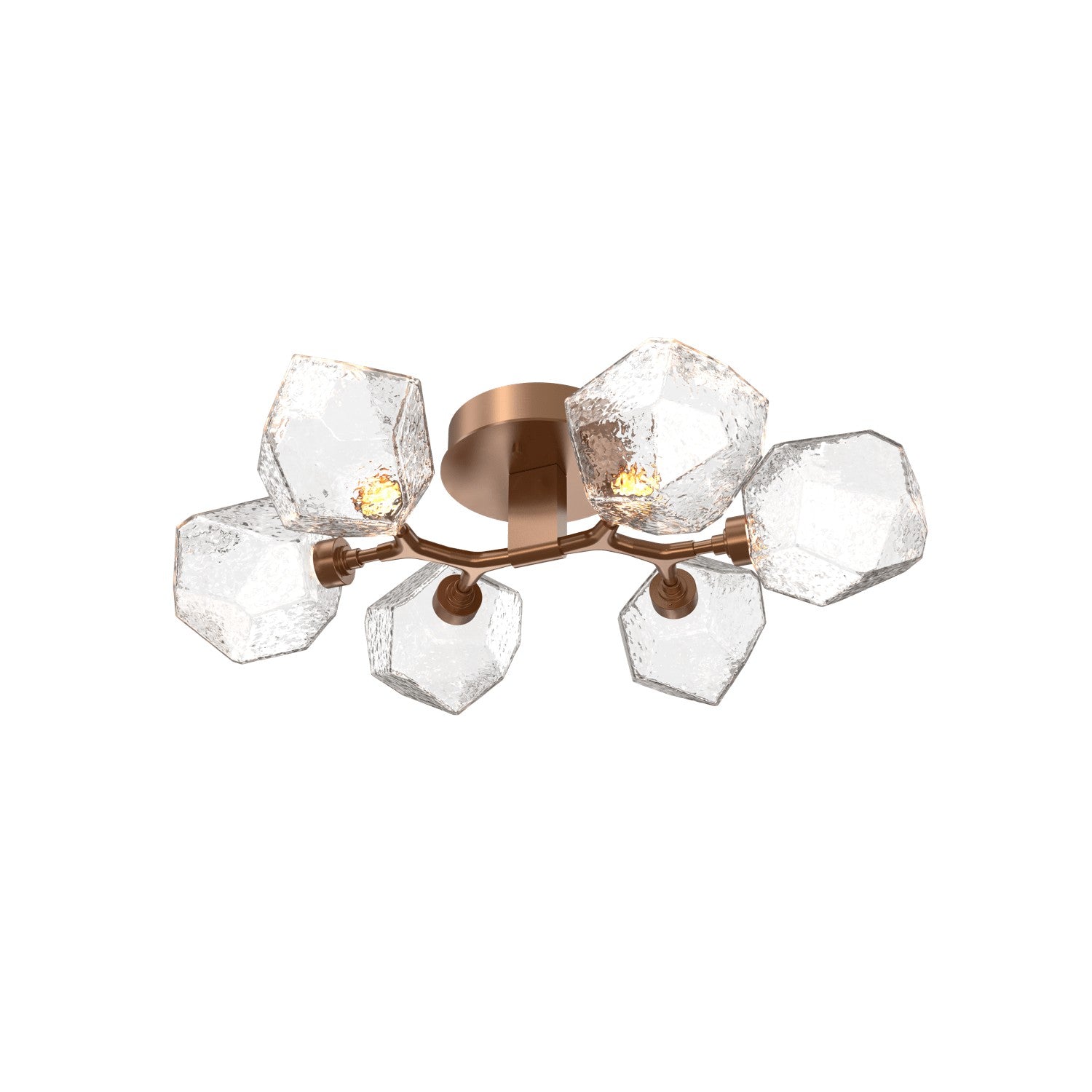 Hammerton Studio - CLB0039-01-NB-C-L1 - LED Flush Mount - Gem - Novel Brass
