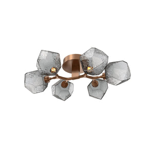 Hammerton Studio - CLB0039-01-NB-S-L3 - LED Flush Mount - Gem - Novel Brass