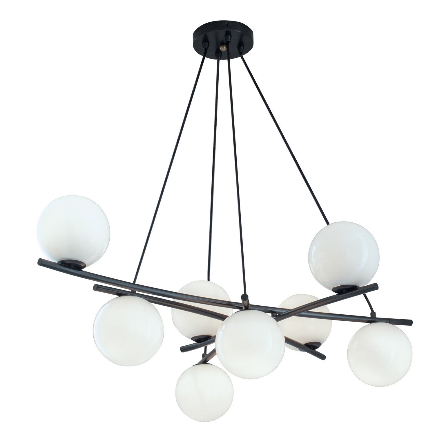 ELK Home - 9680-ADB-OP - Eight Light Chandelier - Perch - Acid Dipped Black