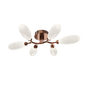 Hammerton Studio - CLB0071-01-BB-WL-L3 - LED Flush Mount - Fiori - Burnished Bronze