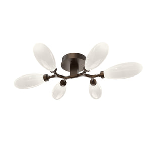 Hammerton Studio - CLB0071-01-FB-WL-L3 - LED Flush Mount - Fiori - Flat Bronze