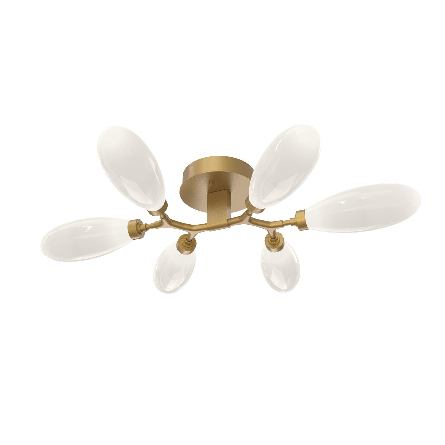 Hammerton Studio - CLB0071-01-GB-WL-L3 - LED Flush Mount - Fiori - Gilded Brass