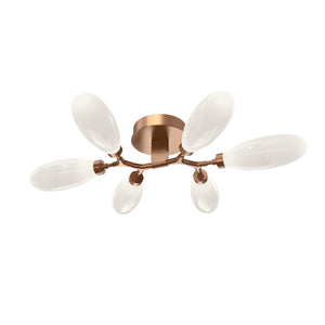 Hammerton Studio - CLB0071-01-NB-WL-L3 - LED Flush Mount - Fiori - Novel Brass