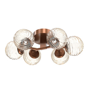 Hammerton Studio - CLB0092-01-BB-A-L3 - LED Flush Mount - Gaia - Burnished Bronze