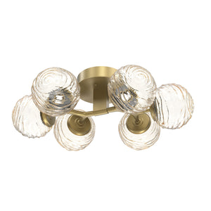 Hammerton Studio - CLB0092-01-GB-A-L1 - LED Flush Mount - Gaia - Gilded Brass