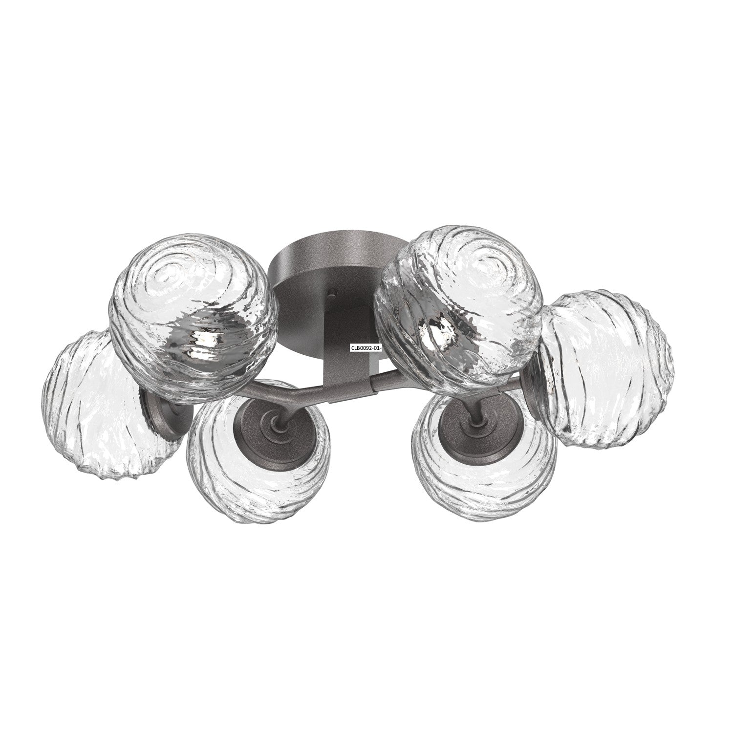 Hammerton Studio - CLB0092-01-GP-C-L3 - LED Flush Mount - Gaia - Graphite