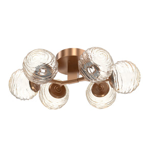 Hammerton Studio - CLB0092-01-NB-A-L3 - LED Flush Mount - Gaia - Novel Brass