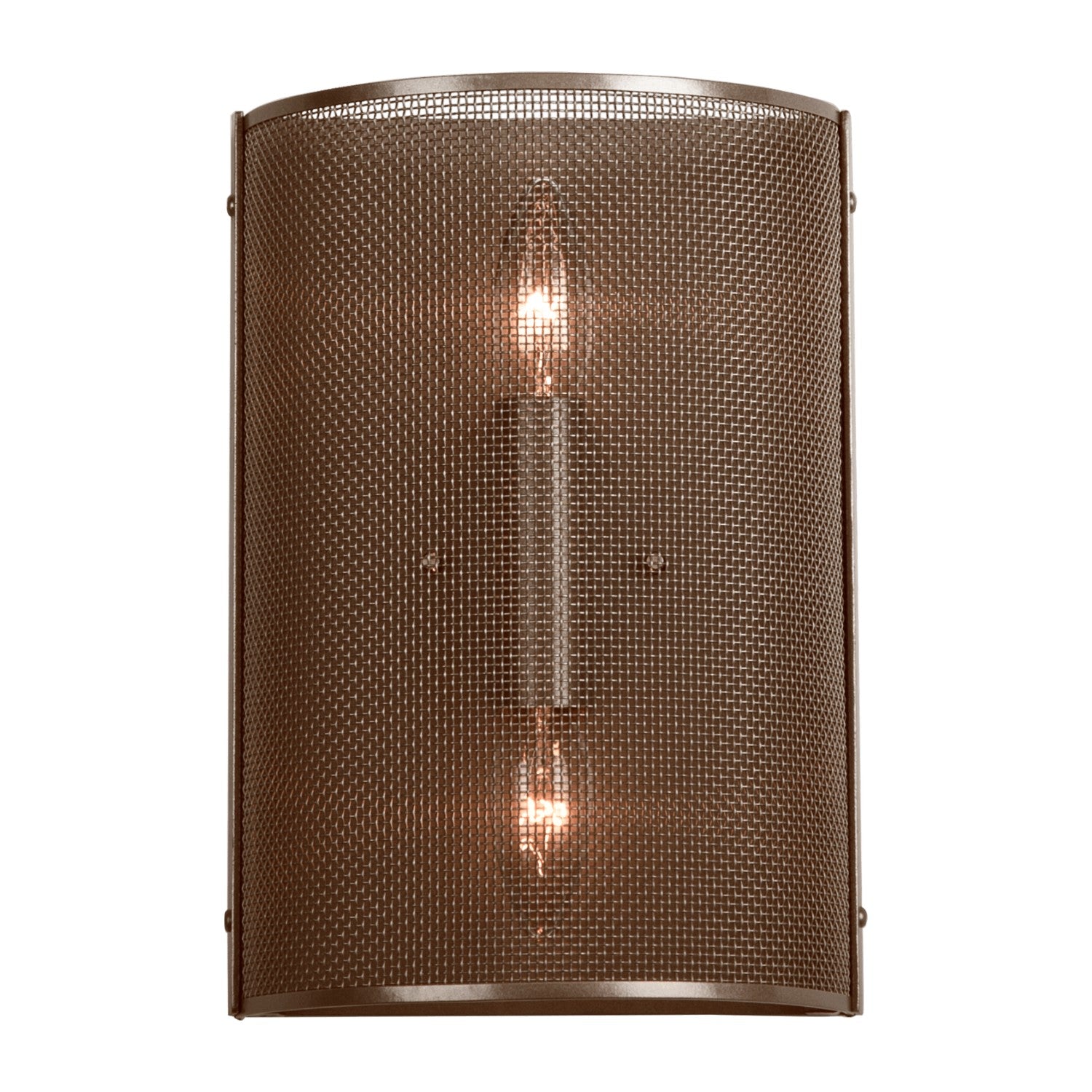 Hammerton Studio - CSB0019-11-FB-0-E1 - Wall Sconce - Uptown Mesh - Flat Bronze
