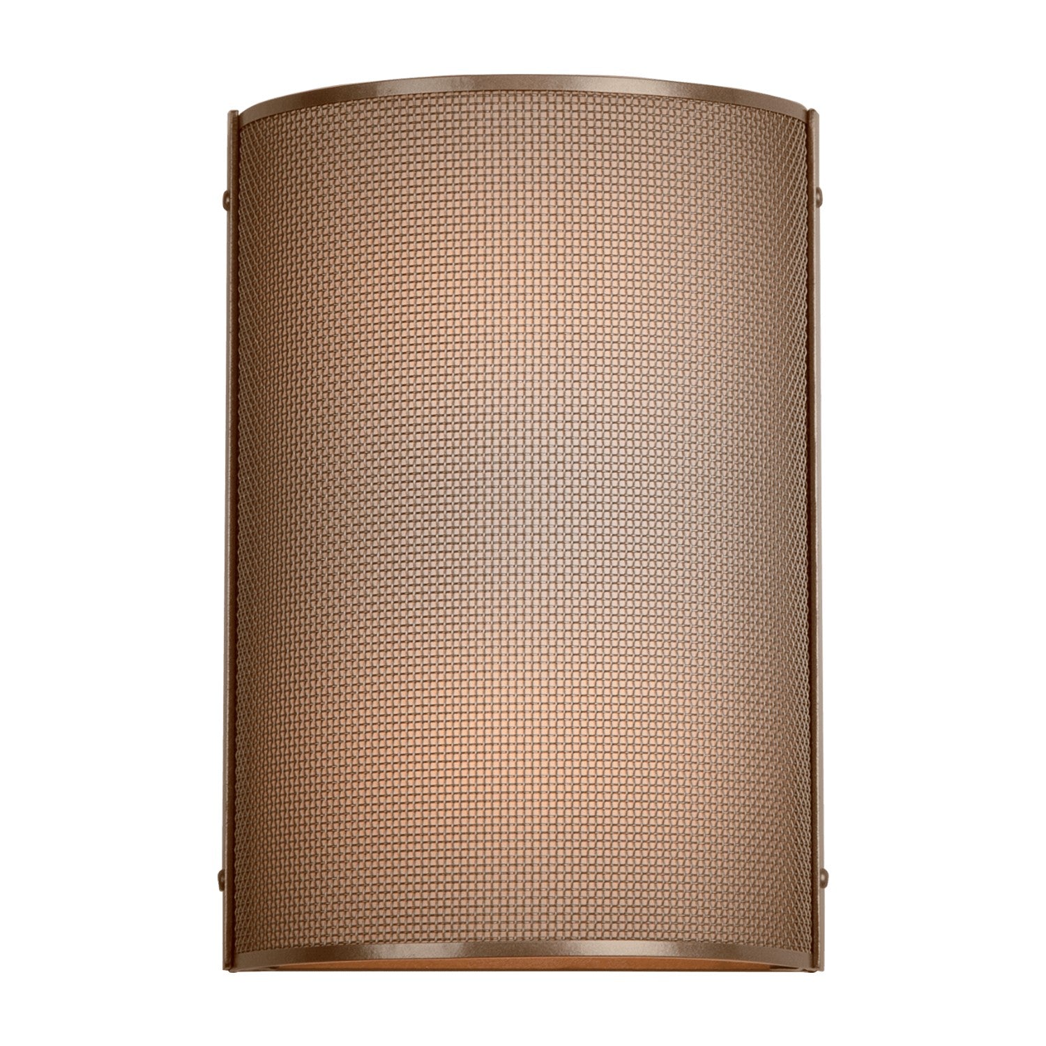 Hammerton Studio - CSB0019-11-FB-F-E1 - Wall Sconce - Uptown Mesh - Flat Bronze