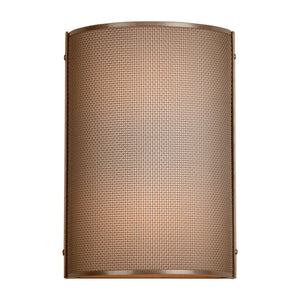 Hammerton Studio - CSB0019-11-FB-F-E1 - Wall Sconce - Uptown Mesh - Flat Bronze