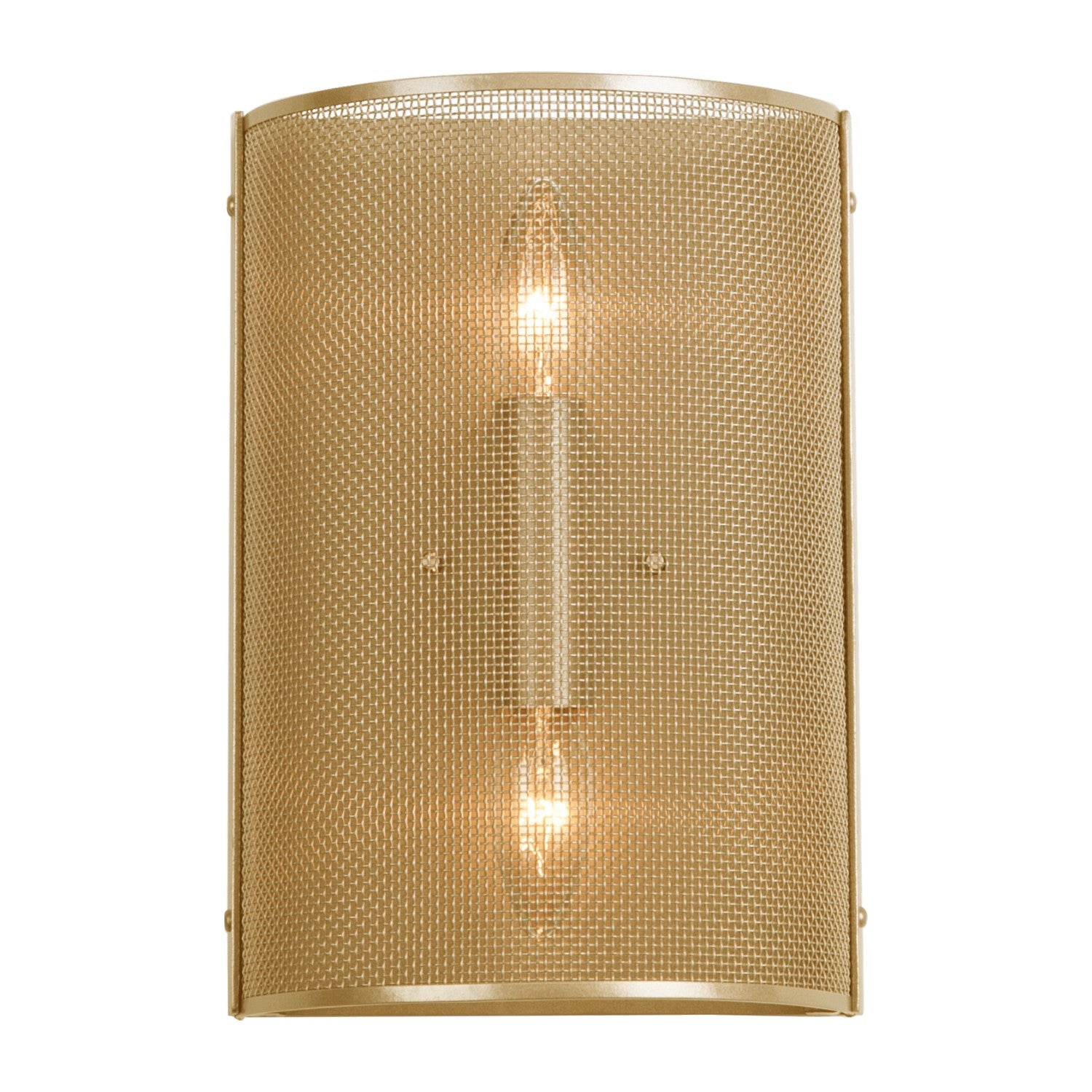 Hammerton Studio - CSB0019-11-GB-0-E1 - Wall Sconce - Uptown Mesh - Gilded Brass