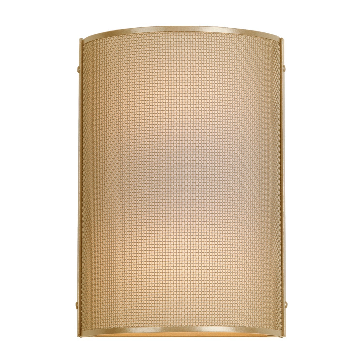 Hammerton Studio - CSB0019-11-GB-F-E1 - Wall Sconce - Uptown Mesh - Gilded Brass