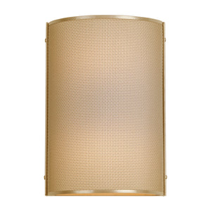 Hammerton Studio - CSB0019-11-GB-F-E1 - Wall Sconce - Uptown Mesh - Gilded Brass