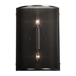Hammerton Studio - CSB0019-11-MB-0-E1 - Wall Sconce - Uptown Mesh - Matte Black