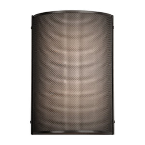 Hammerton Studio - CSB0019-11-MB-F-E1 - Wall Sconce - Uptown Mesh - Matte Black