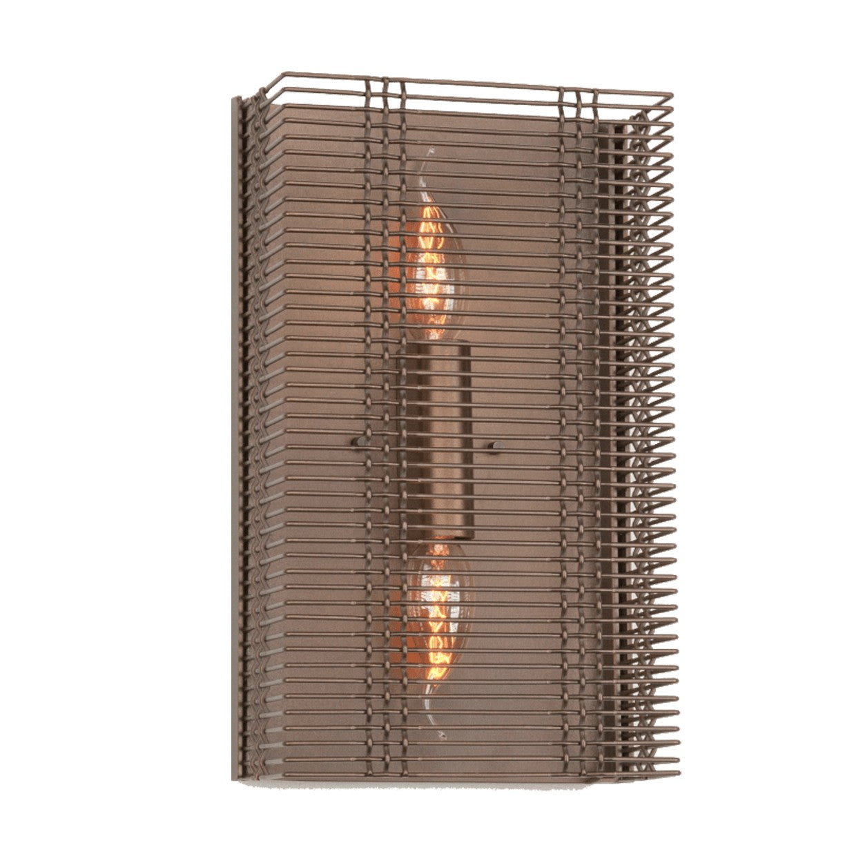 Hammerton Studio - CSB0020-13-MB-0-E1 - Wall Sconce - Downtown Mesh - Matte Black
