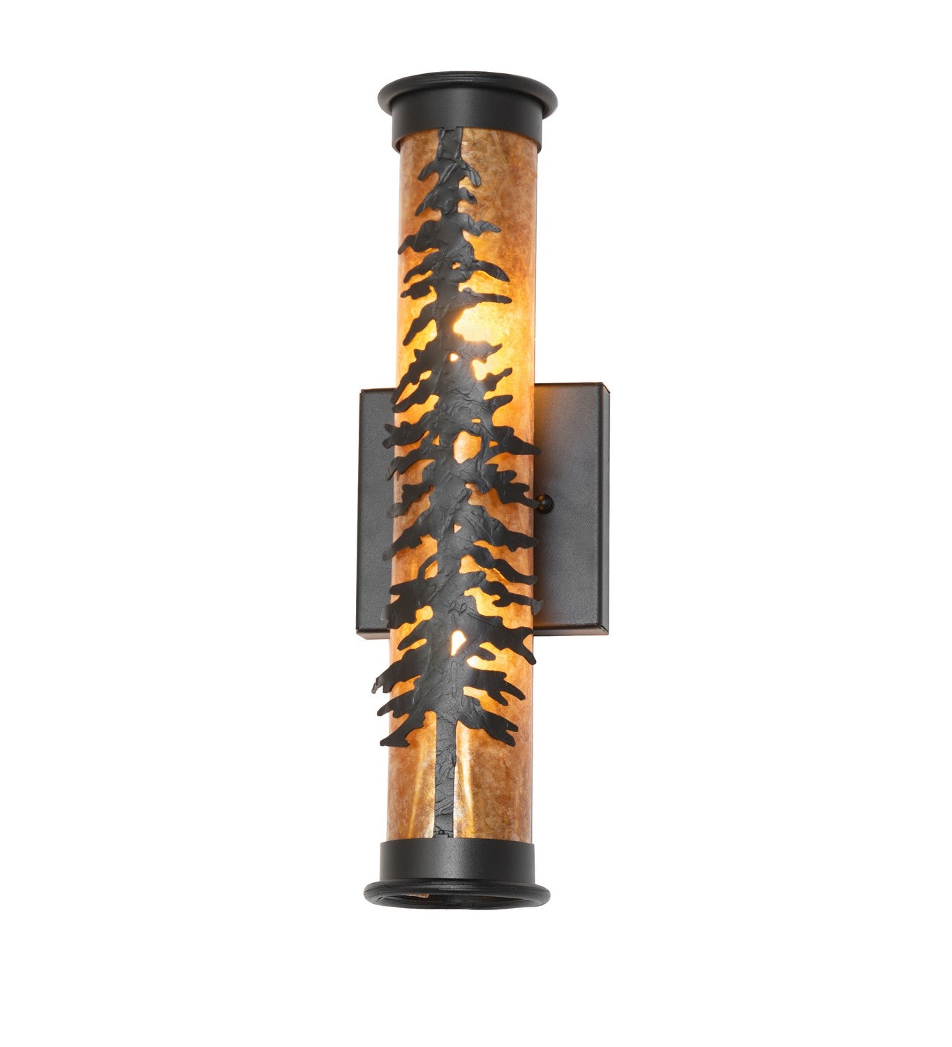 Meyda Tiffany - 270086 - Two Light Wall Sconce - Tamarack - Textured Black