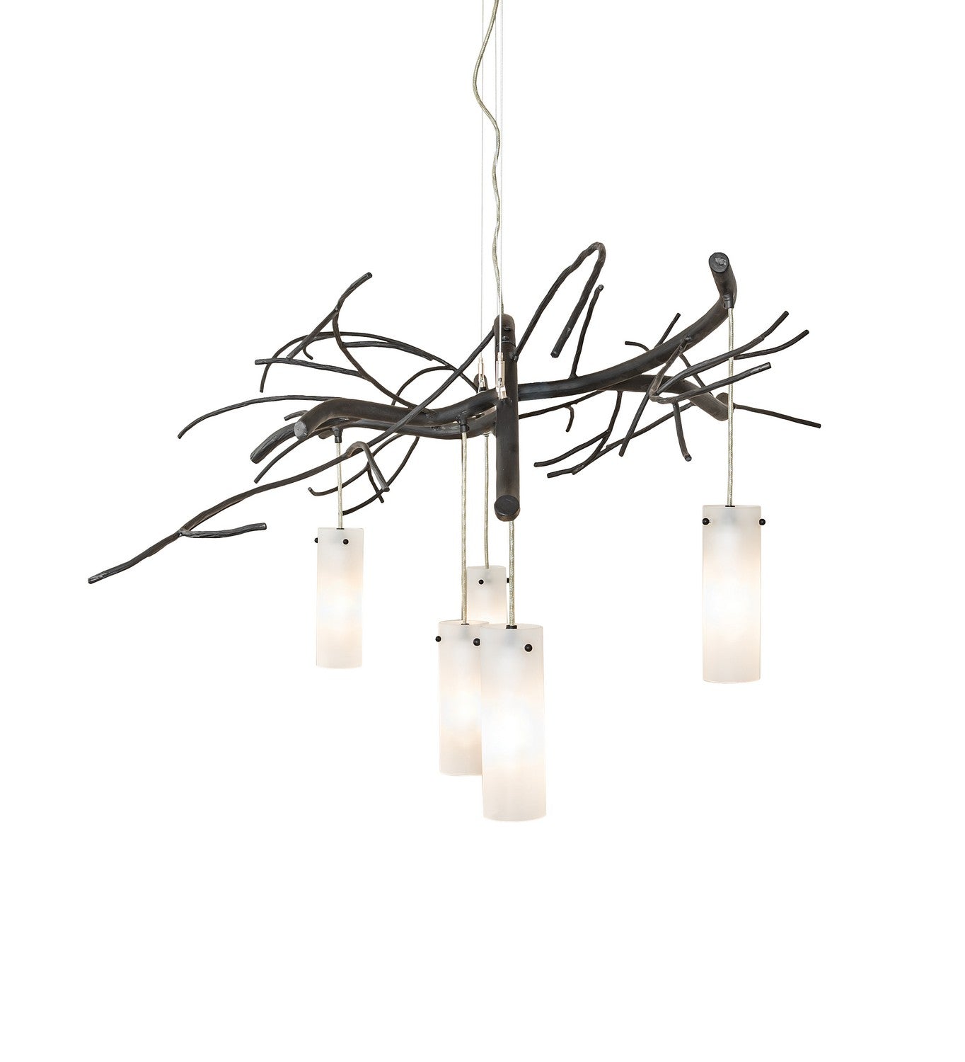 Meyda Tiffany - 273962 - Five Light Chandelier - Winter Solstice - Costello Black