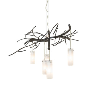 Meyda Tiffany - 273962 - Five Light Chandelier - Winter Solstice - Costello Black