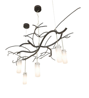 Meyda Tiffany - 273962 - Five Light Chandelier - Winter Solstice - Costello Black