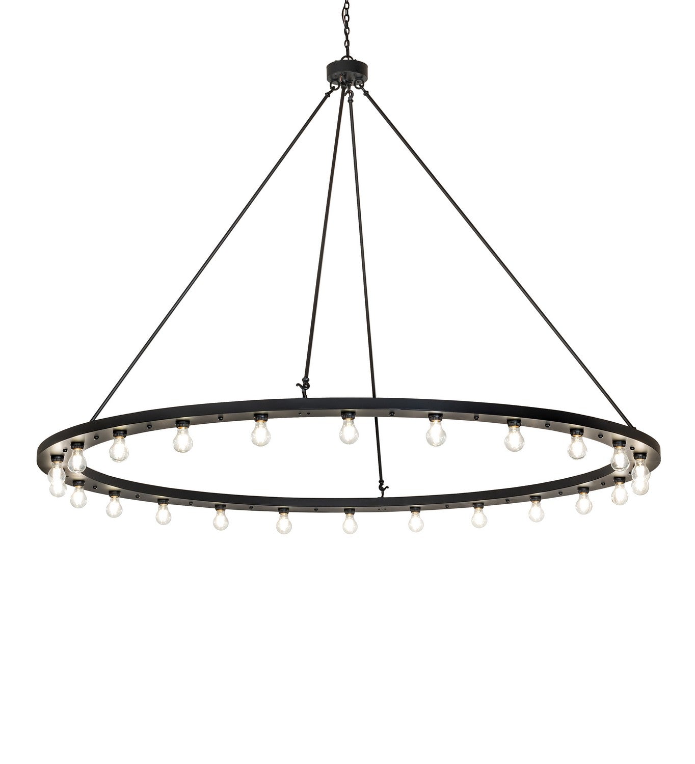 Meyda Tiffany - 276590 - 24 Light Chandelier - Loxley - Solar Black