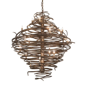 Meyda Tiffany - 278751 - 20 Light Chandelier - Cyclone - Antique Copper