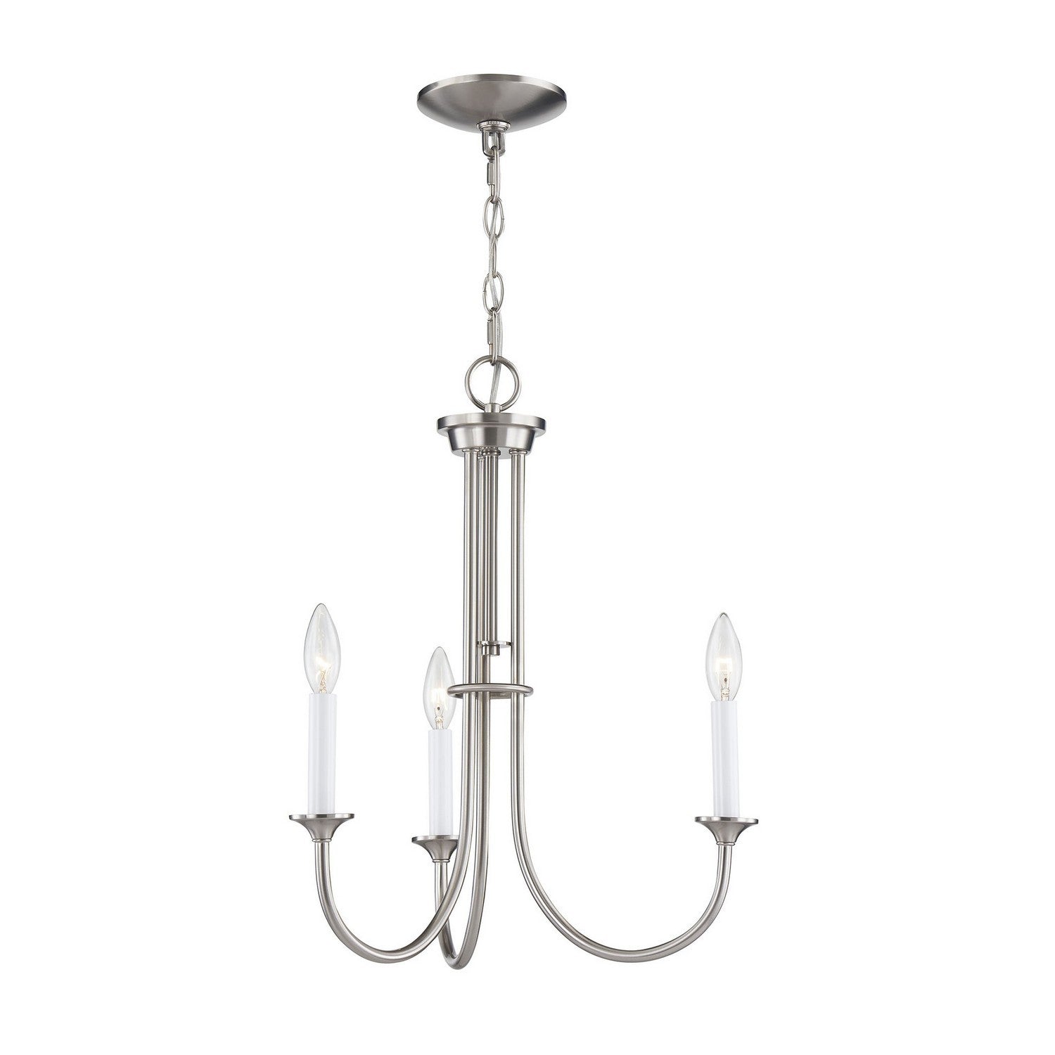 ELK Home - CN340322 - Three Light Chandelier - Meadowview - Brushed Nickel