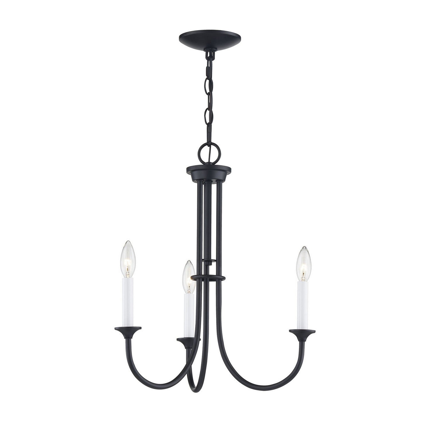 ELK Home - CN340326 - Three Light Chandelier - Meadowview - Matte Black