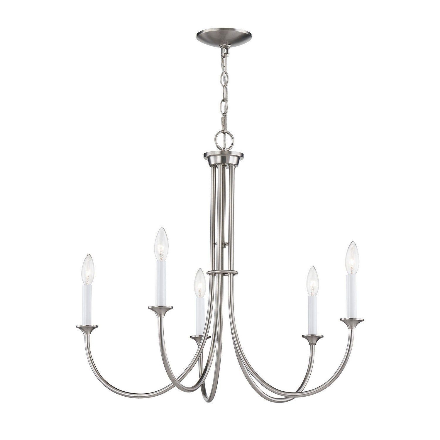 ELK Home - CN340422 - Five Light Chandelier - Meadowview - Brushed Nickel